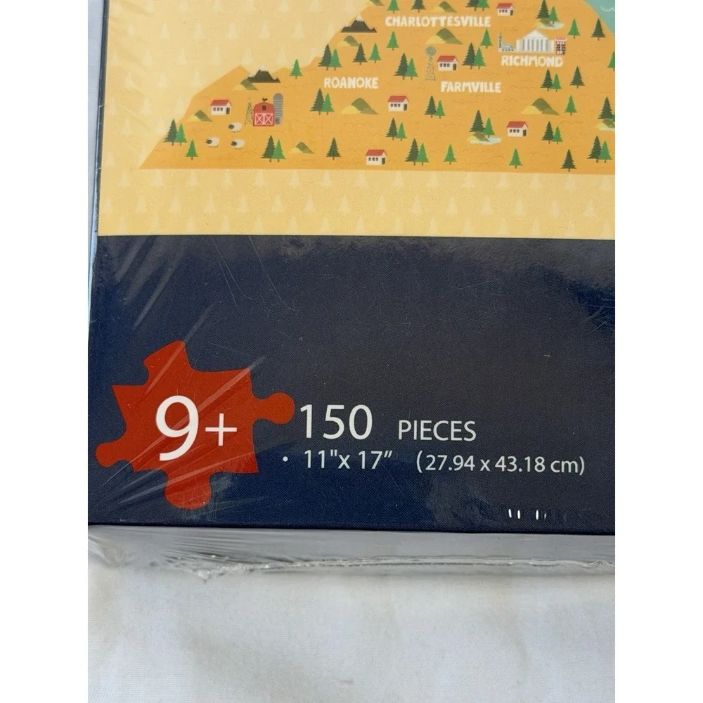 New Virginia Puzzle‎ In Box 150 Pieces Brand New Sealed USA. 11